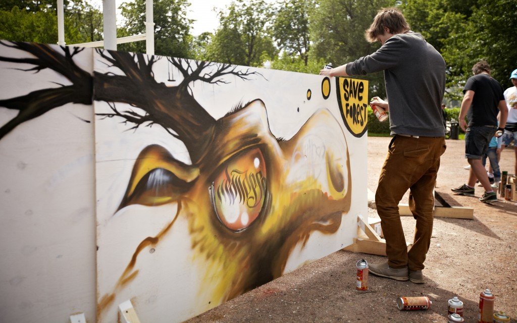 Граффити фестиваль в рамках Дня Эколога