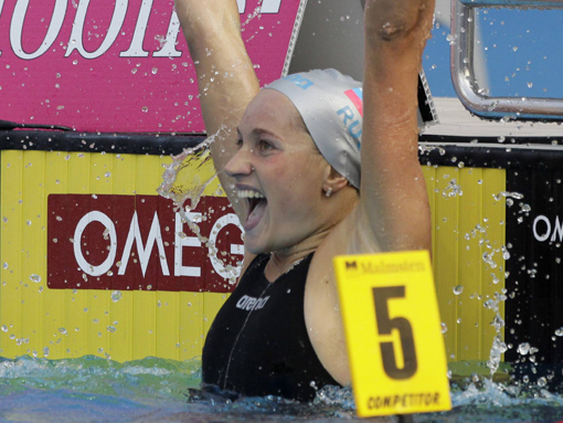 Анастасия Чаун, чемпионка Европы по плаванию, студентка МГАФК